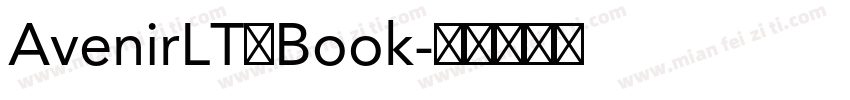 AvenirLT一Book字体转换