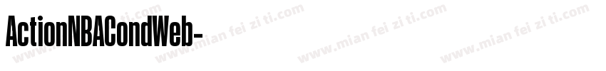 ActionNBACondWeb字体转换