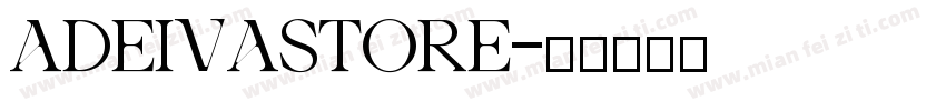 ADEIVASTORE字体转换