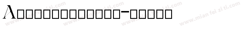 Adeliaregular字体转换