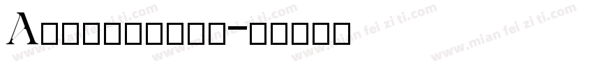 Adelliatte字体转换