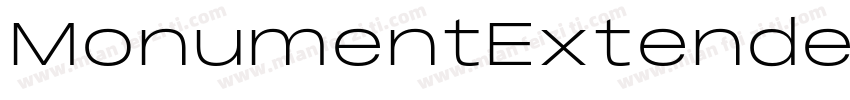 MonumentExtended-Nor字体转换