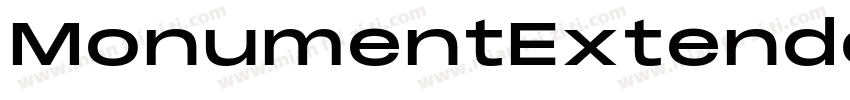 MonumentExtended-Nor字体转换