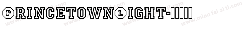 PrincetownLight字体转换