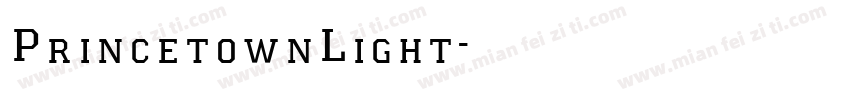 PrincetownLight字体转换