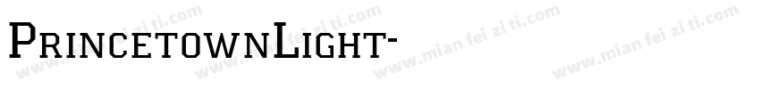 PrincetownLight字体转换