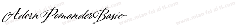 AdornPomanderBasic字体转换