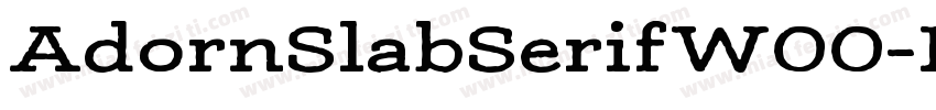 AdornSlabSerifW00-Bo字体转换