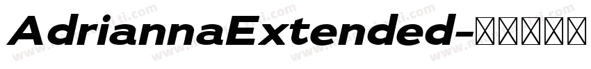 AdriannaExtended字体转换