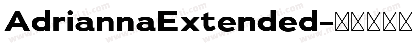 AdriannaExtended字体转换