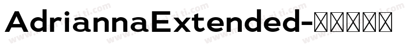 AdriannaExtended字体转换