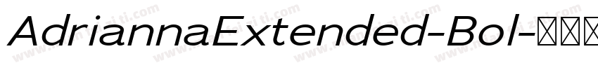AdriannaExtended-Bol字体转换