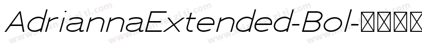 AdriannaExtended-Bol字体转换