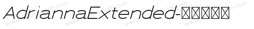 AdriannaExtended字体转换