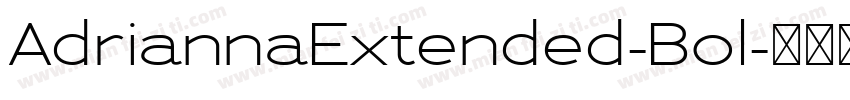 AdriannaExtended-Bol字体转换