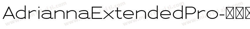 AdriannaExtendedPro字体转换