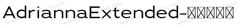 AdriannaExtended字体转换