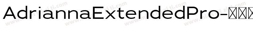 AdriannaExtendedPro字体转换