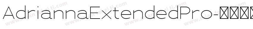 AdriannaExtendedPro字体转换