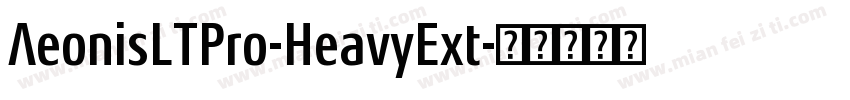 AeonisLTPro-HeavyExt字体转换