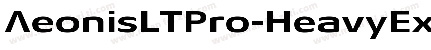 AeonisLTPro-HeavyExt字体转换