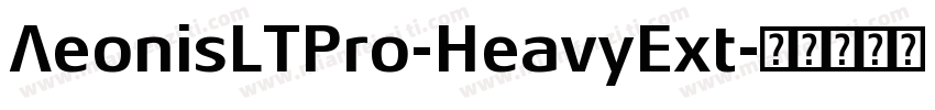 AeonisLTPro-HeavyExt字体转换