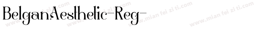 BelganAesthetic-Reg字体转换