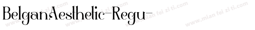 BelganAesthetic-Regu字体转换