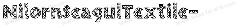 NilornSeagulTextile字体转换
