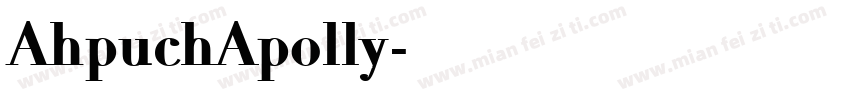 AhpuchApolly字体转换