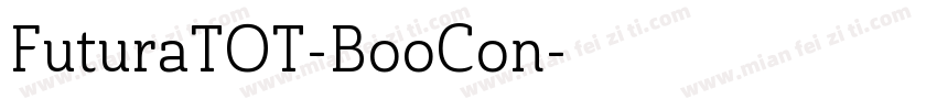 FuturaTOT-BooCon字体转换
