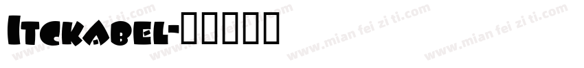 Itckabel字体转换
