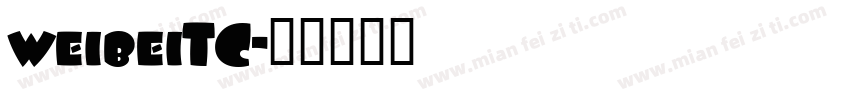 weibeiTC字体转换