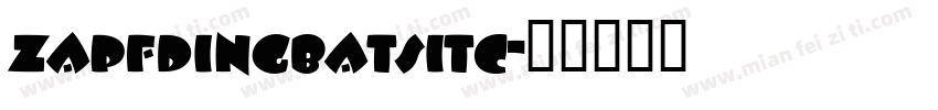 zapfdingbatsitc字体转换