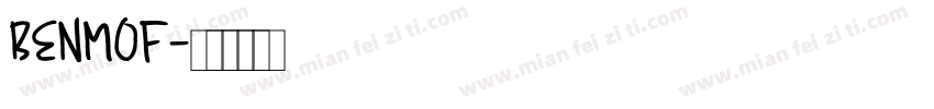 BENMOF字体转换