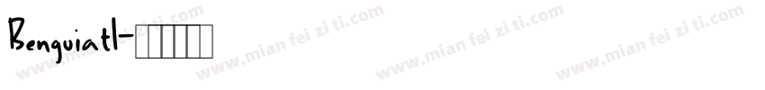 BenguiatI字体转换
