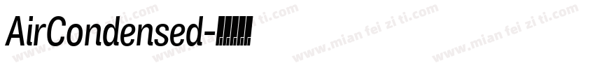 AirCondensed字体转换