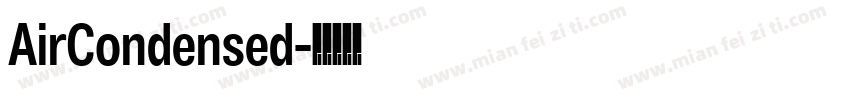 AirCondensed字体转换
