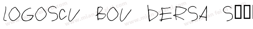 LOGOSCUNBOUNDERSANS字体转换