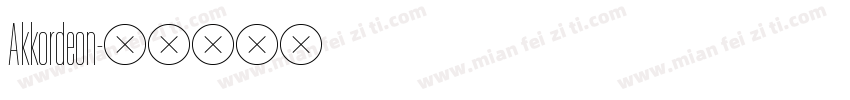 Akkordeon字体转换