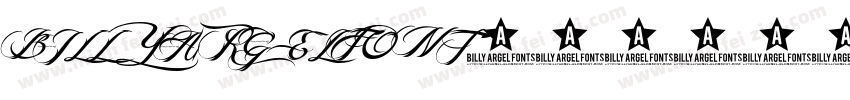 BILLYARGELFONT字体转换