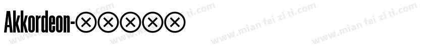 Akkordeon字体转换
