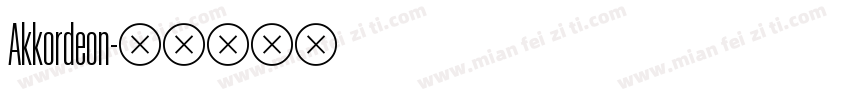 Akkordeon字体转换