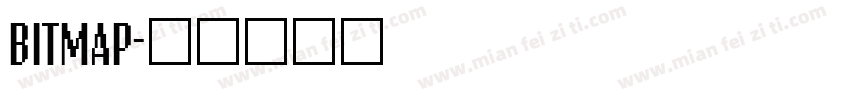 BITMAP字体转换