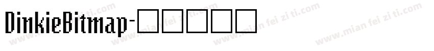 DinkieBitmap字体转换