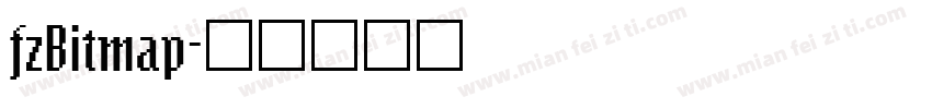 fzBitmap字体转换