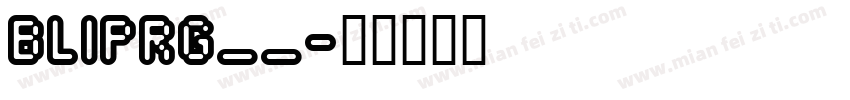BLIPRG__字体转换