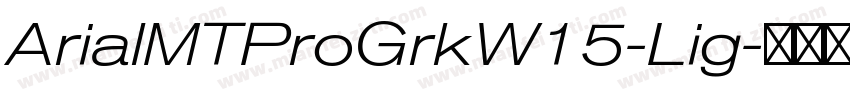 ArialMTProGrkW15-Lig字体转换