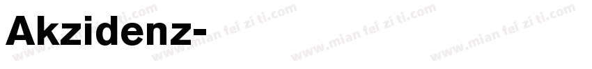 Akzidenz字体转换