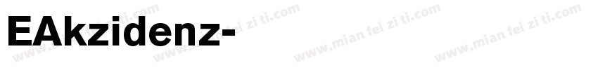 EAkzidenz字体转换